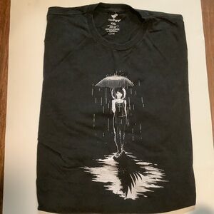 Tee‎ Fury Gallery novelty goth faded WednesdayAdams short sleeves tee size 3X